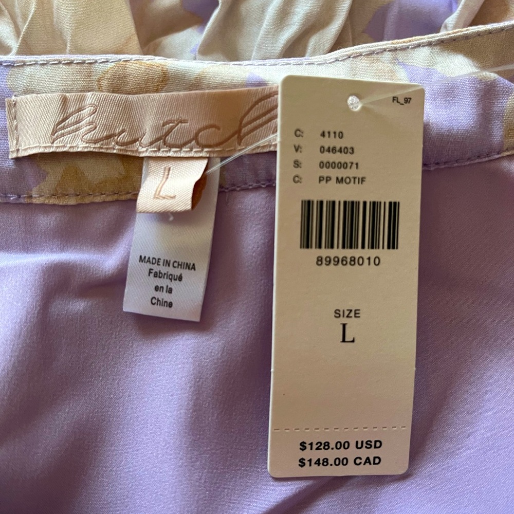 ANTHROPOLOGIE Hutch V Neck Ruffled Smocked Tank - Picture 6 of 7